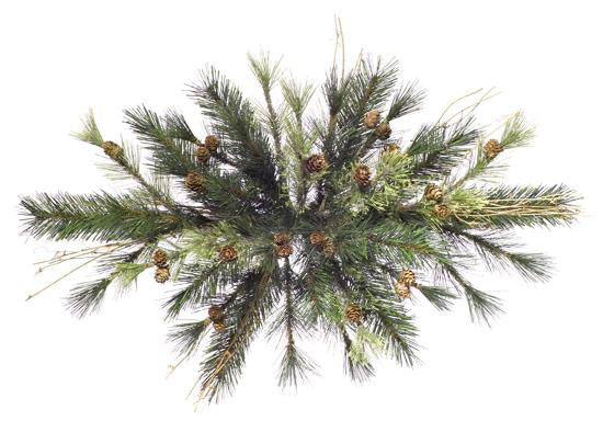 24" Mixed Country Pine Artificial Christmas Swag - Unlit