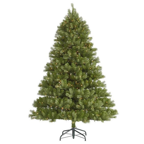 6.5' Pre-Lit Belvedere Spruce Artificial Christmas Tree - Clear LED Lights