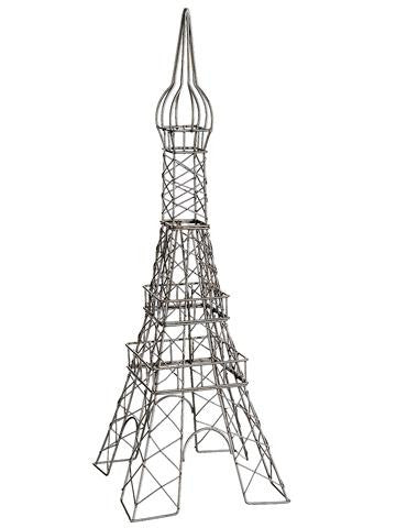 27" Champagne Glitter Wire Paris Landmark Eiffel Tower Table Top Decoration