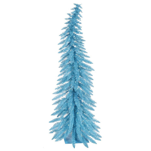 5' Pre-Lit Whimsical Sky Blue Spruce Artificial Christmas Tree - Blue Lights