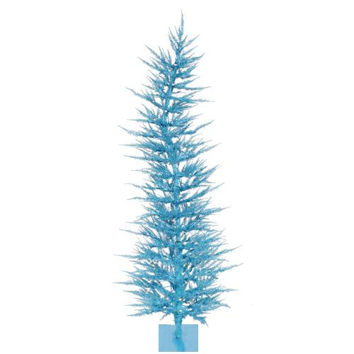 4' Pre-Lit Sparkling Whimsical Sky Blue Artificial Christmas Tree - Clear Lights