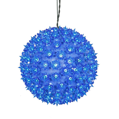 10" Blue Lighted Twinkling Starlight Sphere Christmas Decoration