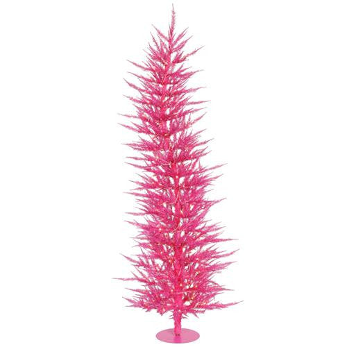 3' Pre-Lit Sparkling Whimsical Pink Artificial Christmas Tree - Clear Lights