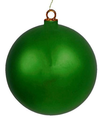 Huge Matte Green Commercial Shatterproof Christmas Ball Ornament 15.75" (400mm)