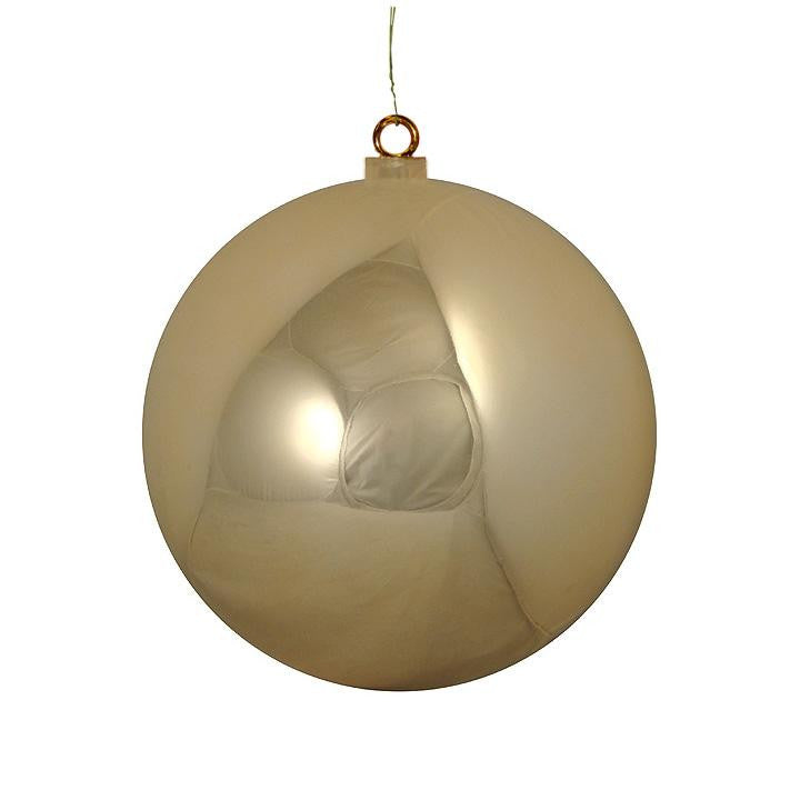 Huge Shiny Gold Commercial Shatterproof Christmas Ball Ornament 15.75" (400mm)