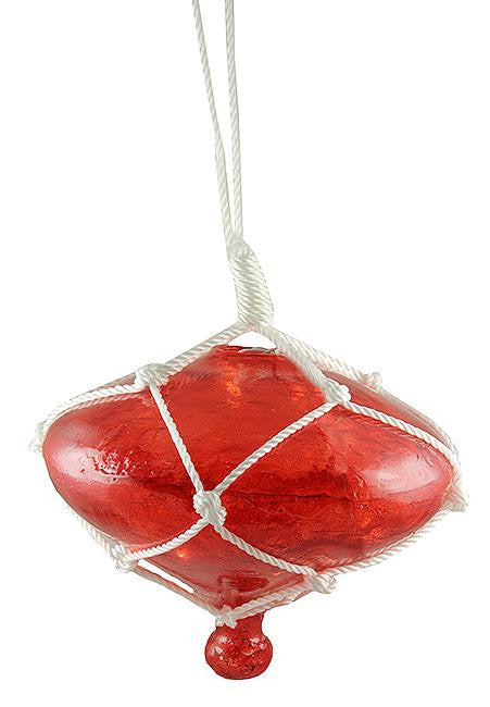 11" Lighted Roped Red Onion Drop Outdoor Christmas Decoration - Clear Lights