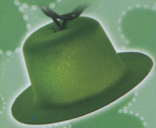 Set of 10 Green Derby Hat St. Patrick's Day Novelty Lights - Green Wire