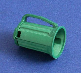 Club Pack of 100 C9 Green Christmas Light Bulb Sockets - For 18 Gauge Wire