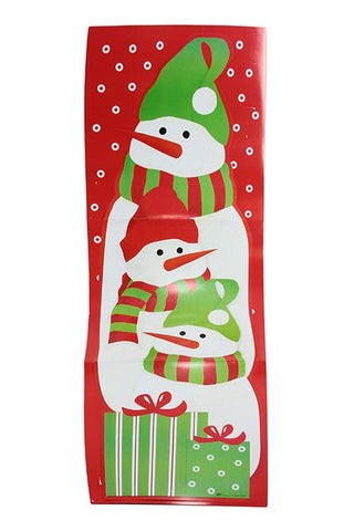 36" Snowman Christmas Card Wall Holder