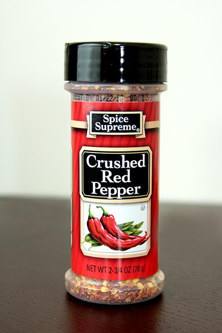 Pack of 12 Spice Supreme Crushed Red Pepper Seasonings 2.75 oz. #30470