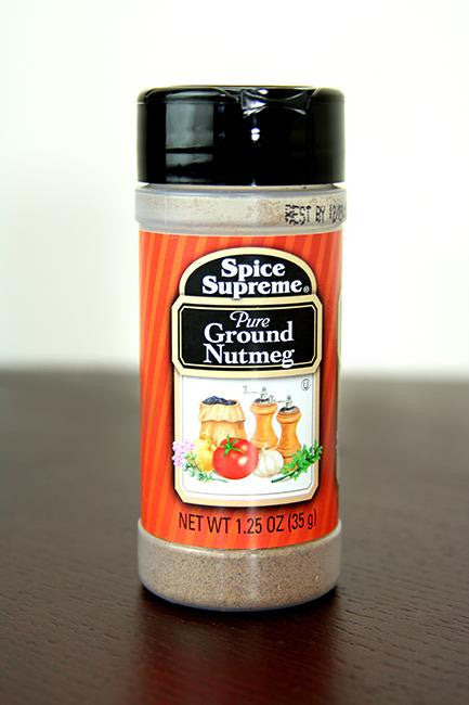 Pack of 12 Spice Supreme Pure Ground Nutmeg Spice 1.25 oz. #38026