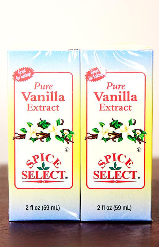 Pack of  24 Spice Select Pure Vanilla Extract 2 fl oz. #30920