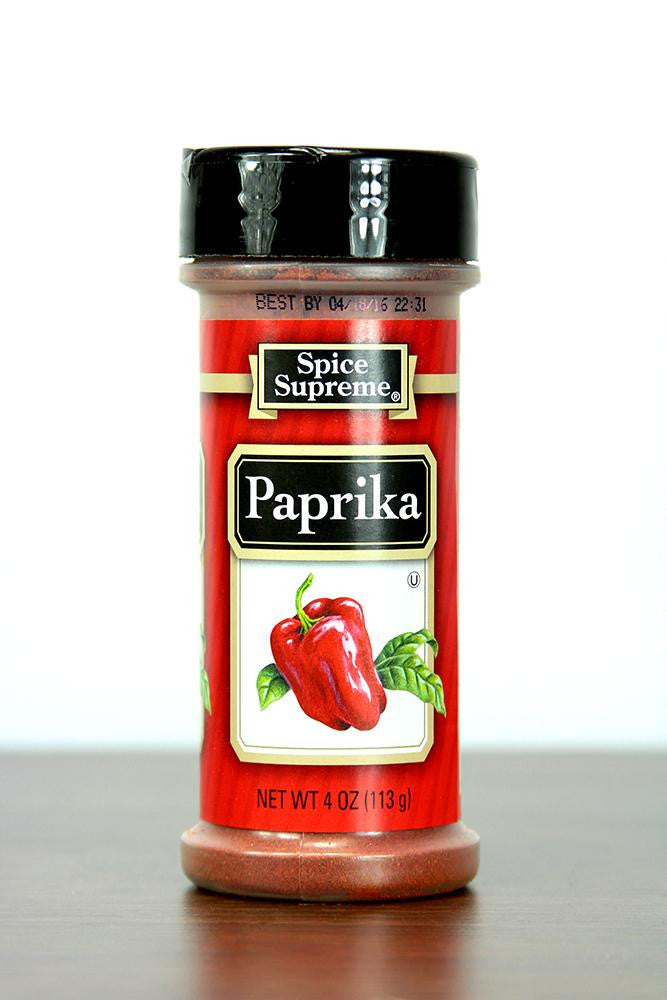 Pack of 12 Spice Supreme Paprika Seasonings 4 oz. #30590