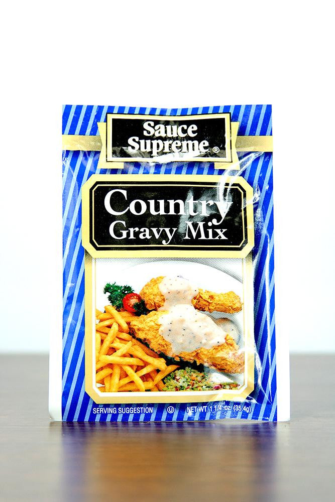 Pack of 24 Sauce Supreme Country Gravy Seasoning Mix 1.25 oz. #30006