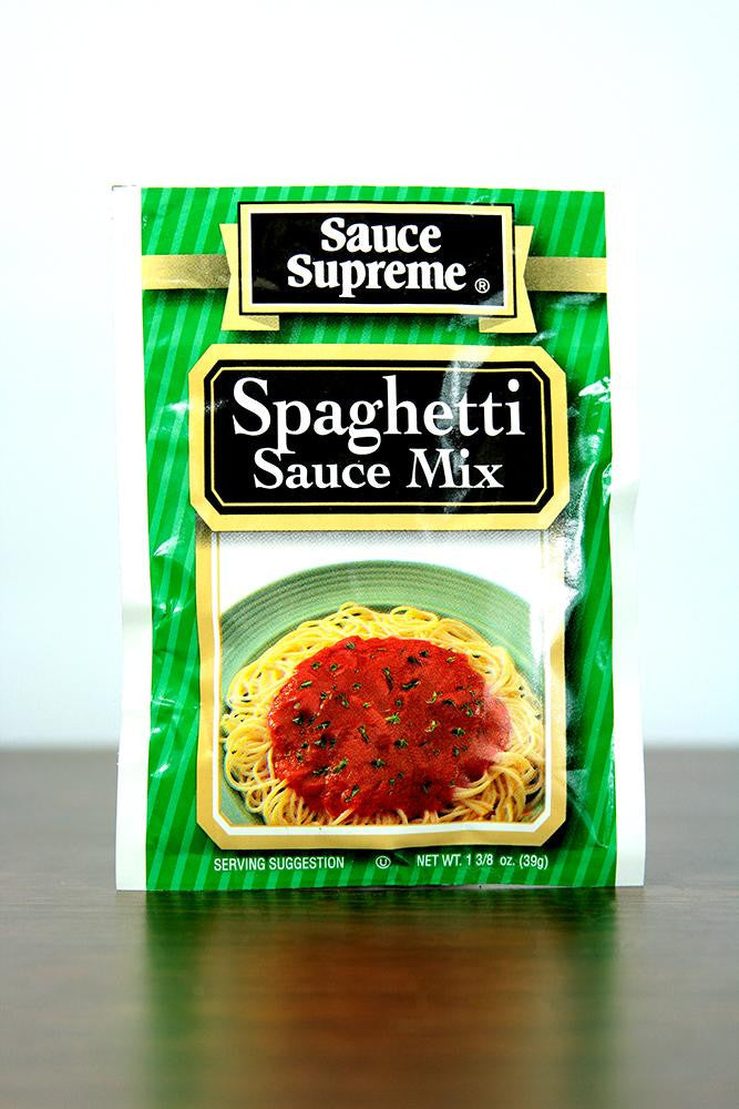 Pack of 24 Sauce Supreme Spaghetti Sauce Seasoning Mix 1.375 oz. #30007