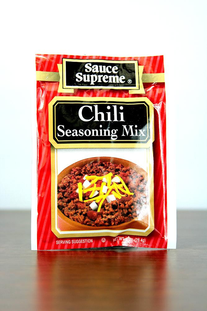 Pack of 24 Sauce Supreme Chili Seasoning Mix 1 oz. #30002