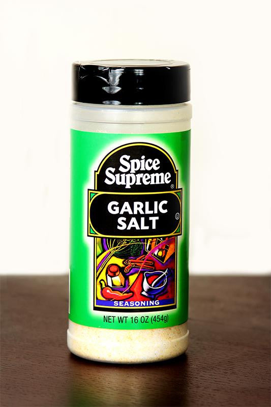 Pack of 12 Spice Supreme Garlic Salt Seasonings 16 oz. #20520