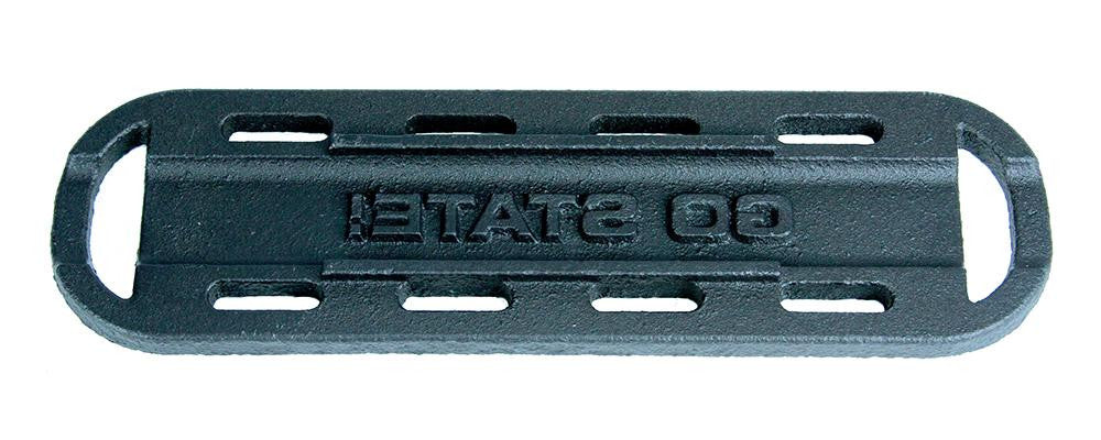 NCAA "Go State" Hot Dog Cast Iron Branding Grill Iron Accessory