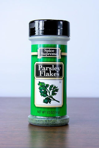 Club Pack of 12 Spice Supreme Parsley Flakes Seasonings .5 oz. #30600