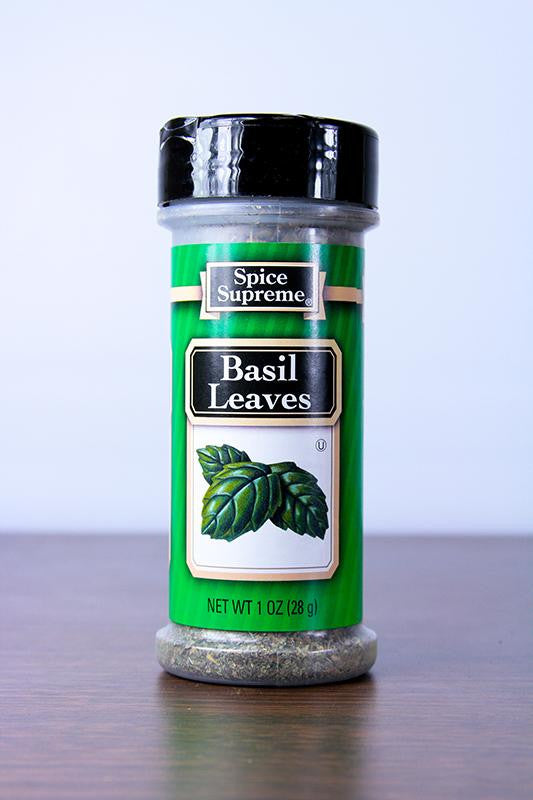 Club Pack of 12 Spice Supreme Basil Leaves Seasonings 1 oz. #30420