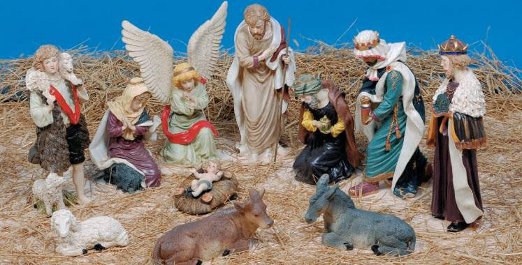 11-Piece Christmas Religious Nativity Figurine Set