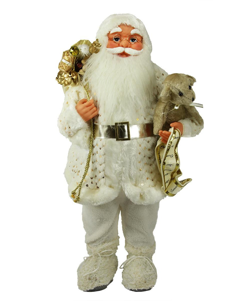 24" Winter Wonderland Nordic Santa Claus Christmas Table Top Figure