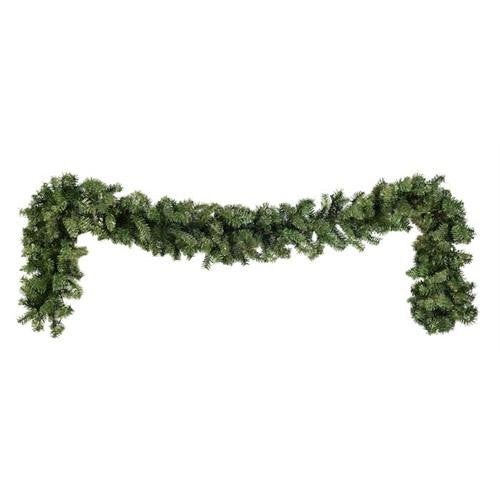 9' x 18" Deluxe Windsor Pine Artificial Christmas Garland - Unlit