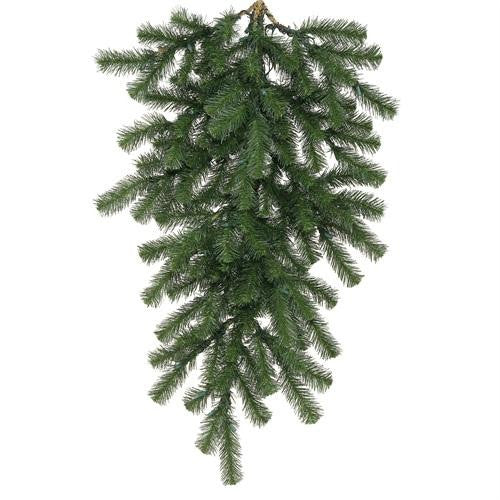 32" Deluxe Windsor Pine Artificial Christmas Teardrop Swag - Unlit