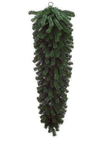 60" Deluxe Windsor Pine Artificial Christmas Teardrop Swag - Unlit