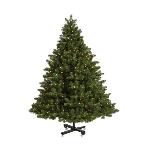 9.5' Pre-Lit Grand Teton Artificial Christmas Tree - Warm Clear LED Lights