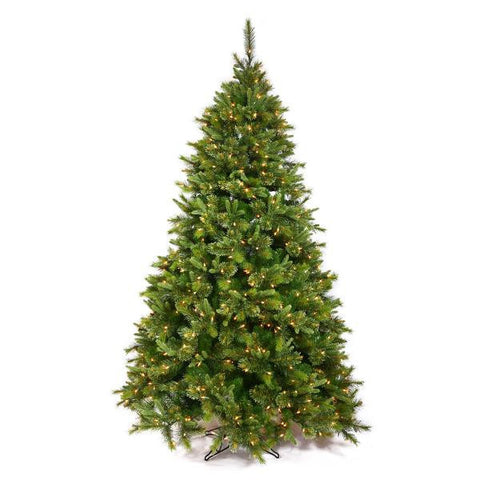 3' Pre-Lit Mixed Pine Cashmere Artificial Christmas Tree - Clear Lights