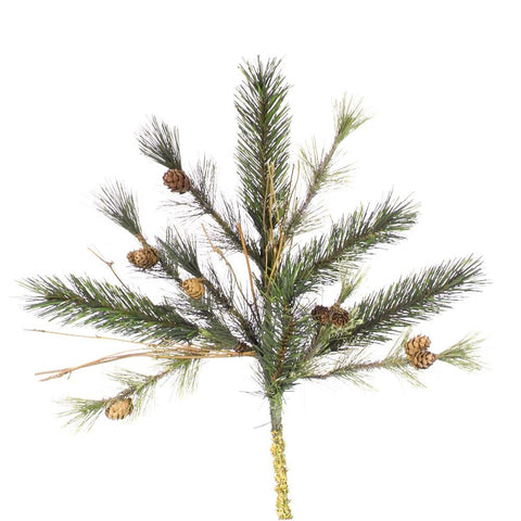 18" Mixed Country Pine Artificial Christmas Craft Spray