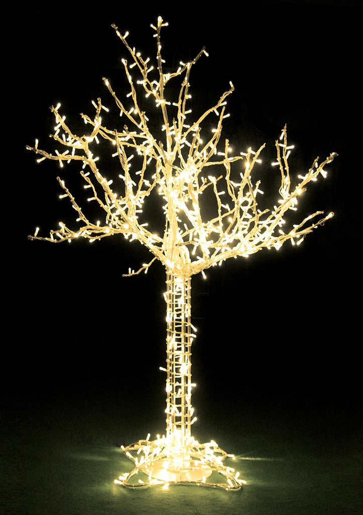 8' LED Lighted Cumberland Tree Christmas Display Decoration - Warm White Lights