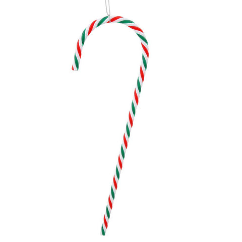 Pack of 2 Red, Green and White Striped Candy Cane Christmas Ornaments 18"