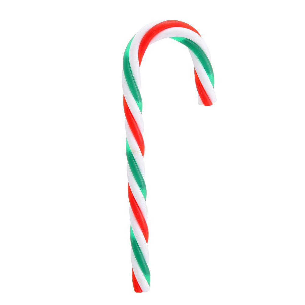 Pack of 12 Red, Green and White Striped Candy Cane Christmas Ornaments 5.75"