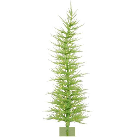 3' Pre-Lit Whimsical Chartreuse Green Artificial Christmas Tree - Clear Lights