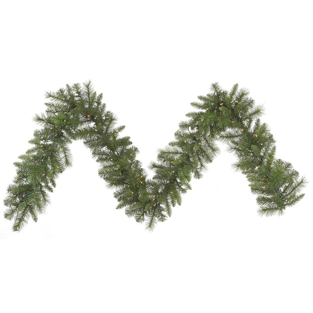 9' x 12" Pre-lit Mixed Sierra Pine Artificial Christmas Garland - Clear Lights