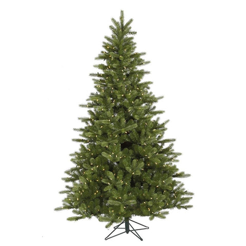 6.5' Pre-Lit King Spruce Artificial Christmas Tree - Warm White LED Lights