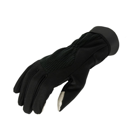 Men's Black Softshell Winter Touchscreen Commuter Gloves - Large