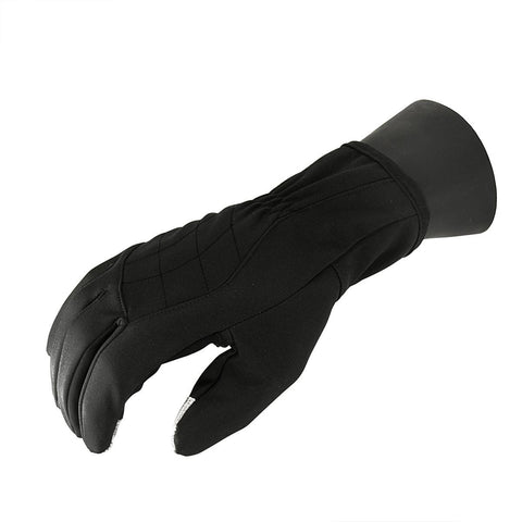 Women's Black Softshell Winter Touchscreen Commuter Gloves - Medium