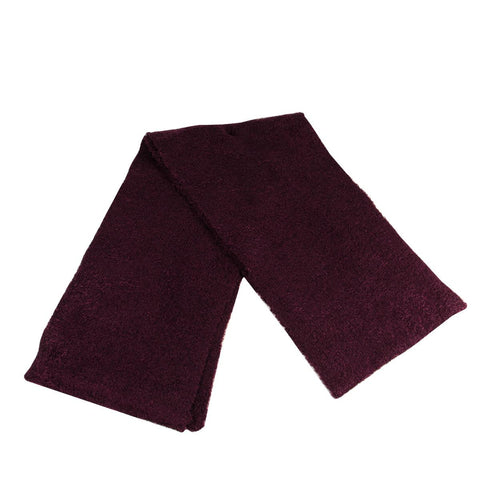 52" Women's Plum Burgundy Aloe Vera Plush Winter Scarf