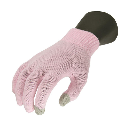 Unisex Pink Knit Winter Magic Touchscreen Gloves - One Size