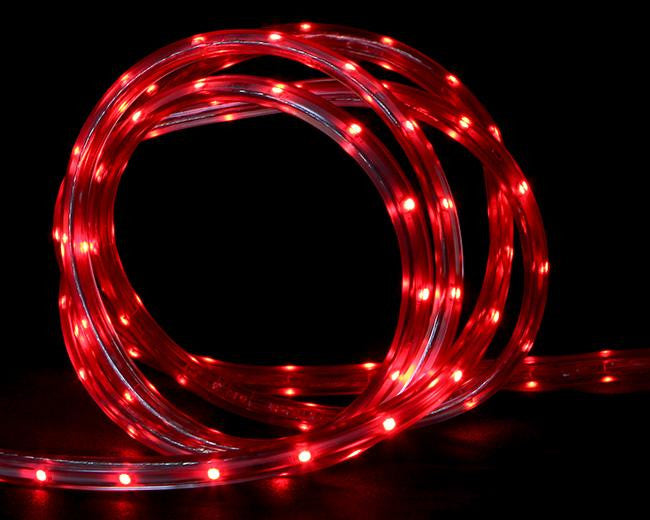 30' Red LED Indoor-Outdoor Christmas Linear Tape Lighting