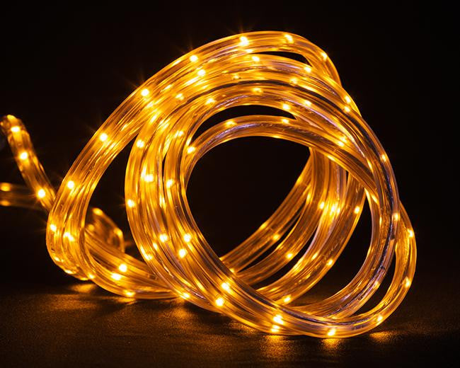 30' Amber LED Indoor-Outdoor Christmas Linear Tape Lighting