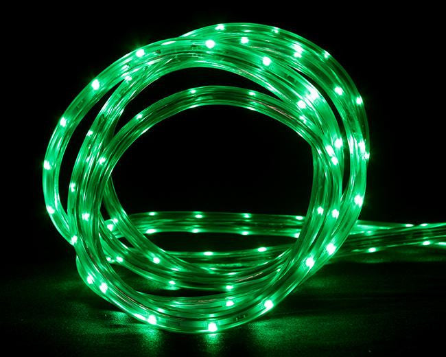 30' Green LED Indoor-Outdoor Christmas Linear Tape Lighting