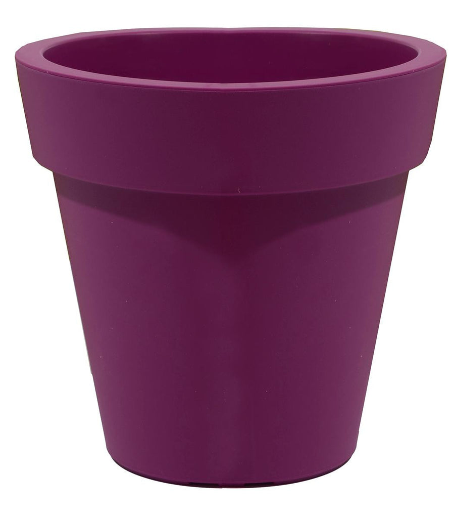 12.75" Large Bright and Vibrant Mulberry Purple Outdoor Patio Garden Planter