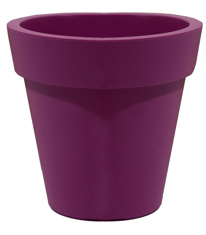 12.75" Large Bright and Vibrant Mulberry Purple Outdoor Patio Garden Planter