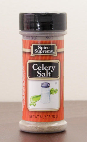 Club Pack of 12 Spice Supreme Celery Salt Seasoning 7.5 oz. #30450