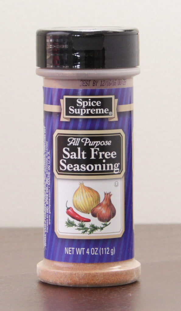 Pack of 12 Spice Supreme All Purpose Salt Free Seasoning 4 oz. #30400