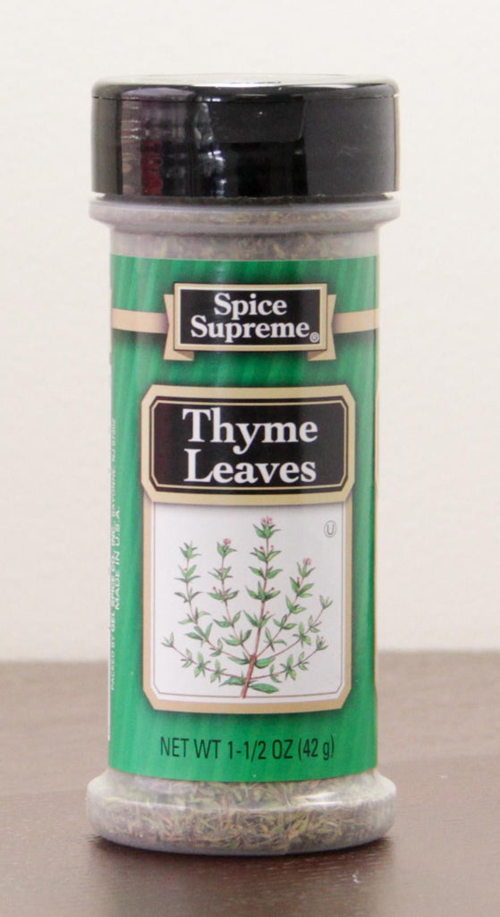 Pack of 12 Spice Supreme Thyme Leaves 1.5 oz #30820